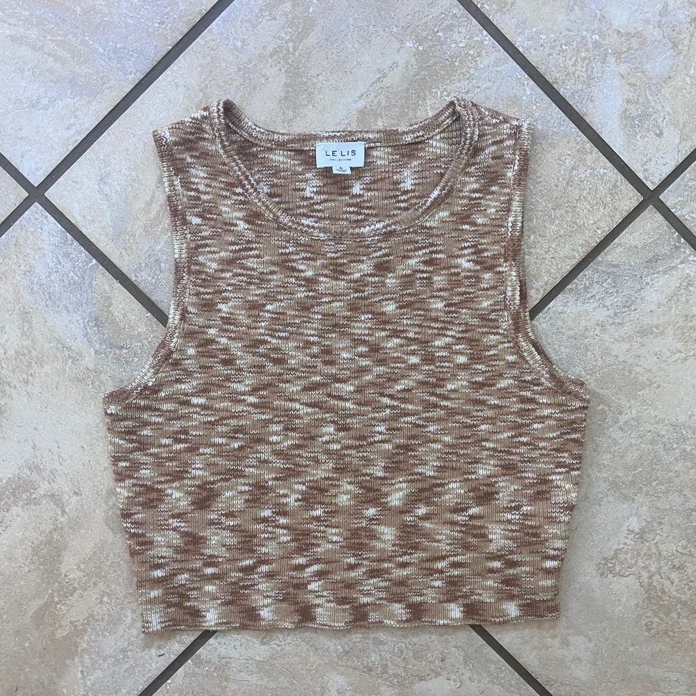LELIS Collection Cropped Sweater Vest – Size Small